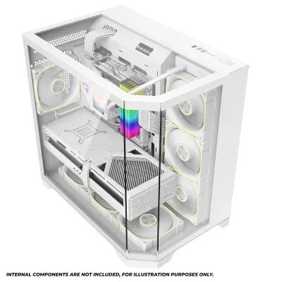 Coolman Zentra Luxe ATX Vision (White)