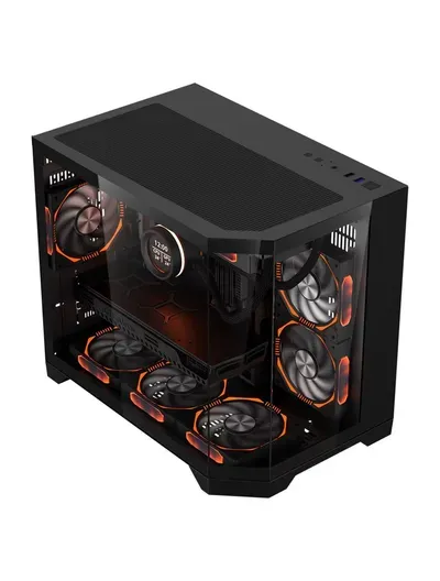 Coolman Spectra M-ATX Dual Chamber (Black)