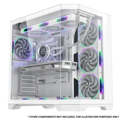 Coolman Spectra M-ATX Dual Chamber (White)