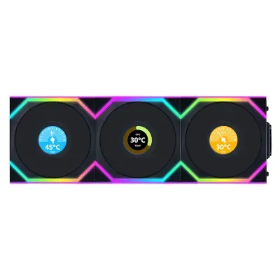 Lian Li UNI FAN SL Wireless LCD 120 Triple Pack