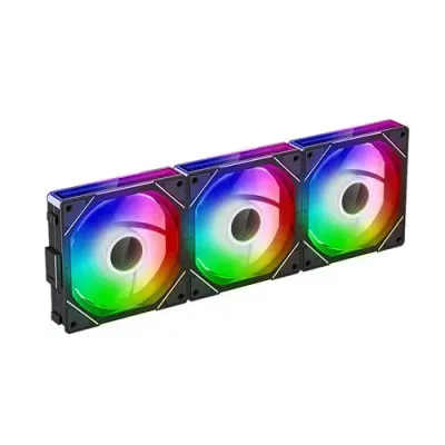 Jungle Leopard Interstellar Block 120mm ARGB PWM Fan 3-Pack
