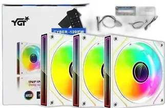 YGT Cyber-120IFW ARGB Kit 3-in-1