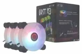 DOSS ZYRAX X3 120mm ARGB Chassis Fan 3-Pack
