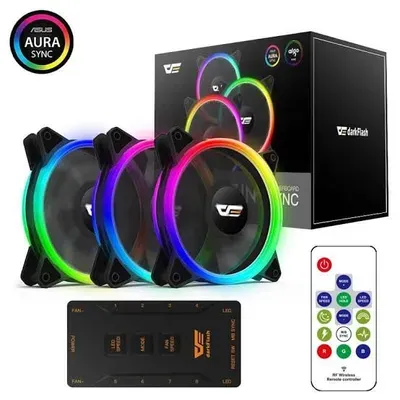 Darkflash DR12 PRO ARGB 3-Pack White