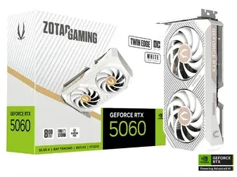 GeForce RTX 5060 Zotac GAMING Twin Edge OC White